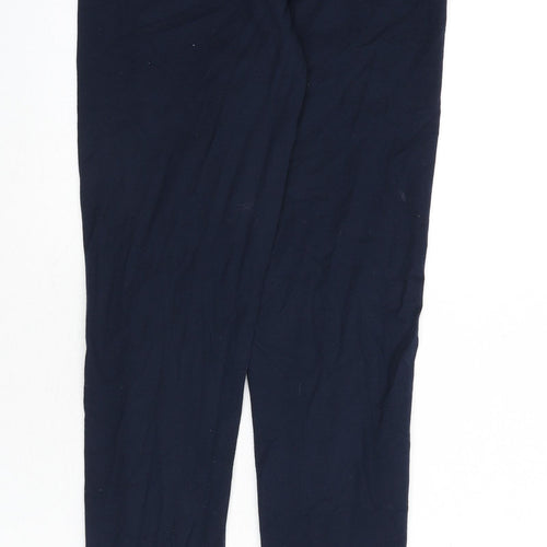 Marks and Spencer Womens Blue Polyester Capri Leggings Size 8 L28 in - Long Length