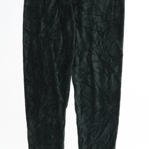 Marks and Spencer Womens Green Cotton Capri Leggings Size 6 L24 in