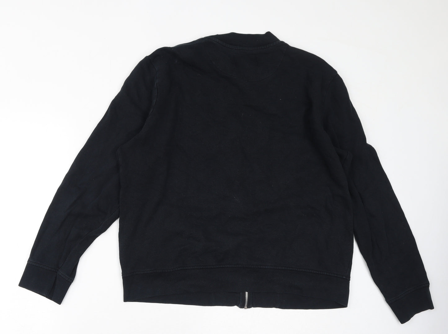 Burton Mens Blue Cotton Full Zip Sweatshirt Size L