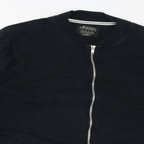 Burton Mens Blue Cotton Full Zip Sweatshirt Size L