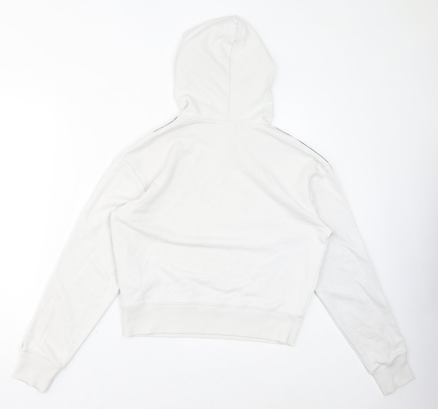 Champion Womens White Cotton Pullover Hoodie Size L Pullover