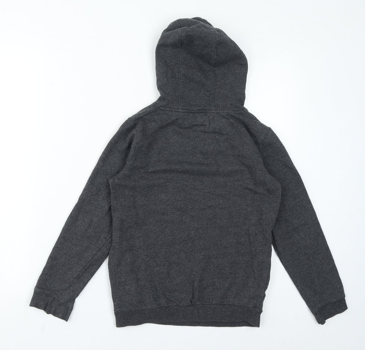 Pokémon Boys Grey Cotton Pullover Hoodie Size 10 Years Pullover - Pikachu