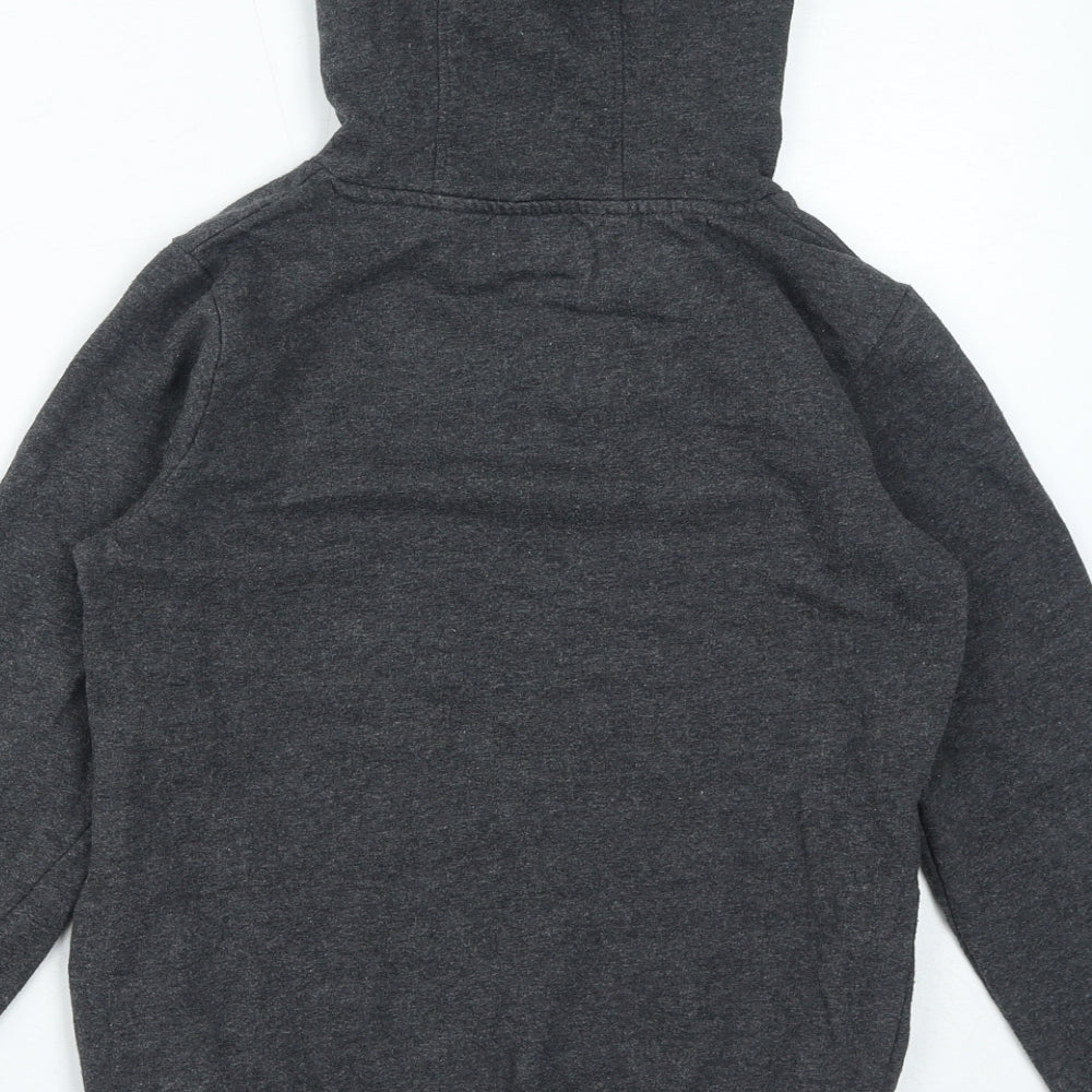 Pokémon Boys Grey Cotton Pullover Hoodie Size 10 Years Pullover - Pikachu