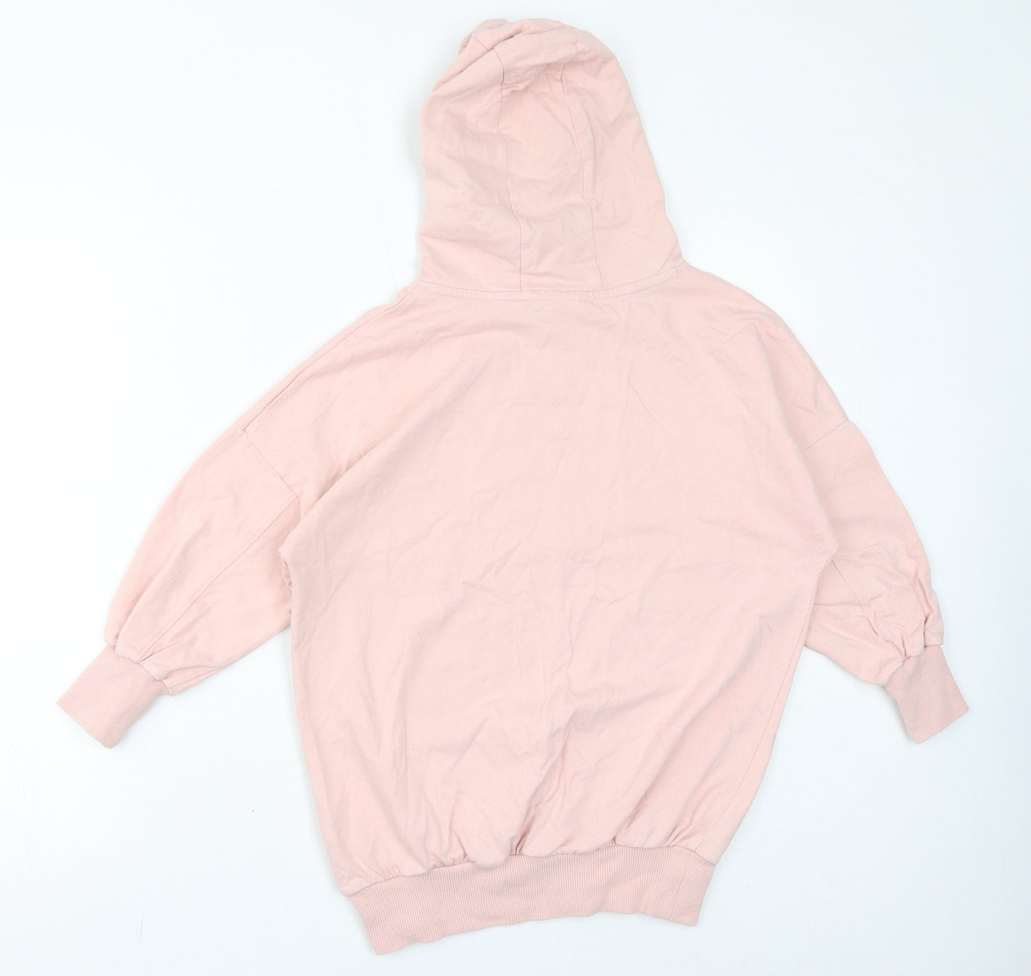 NEXT Girls Pink Cotton Pullover Hoodie Size 9 Years Pullover - New York, Central Park