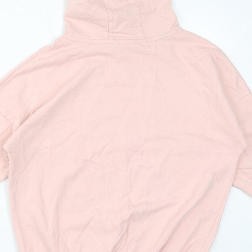 NEXT Girls Pink Cotton Pullover Hoodie Size 9 Years Pullover - New York, Central Park