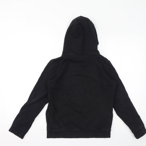 Marks and Spencer Boys Black Cotton Pullover Hoodie Size 11-12 Years Pullover - Minecraft