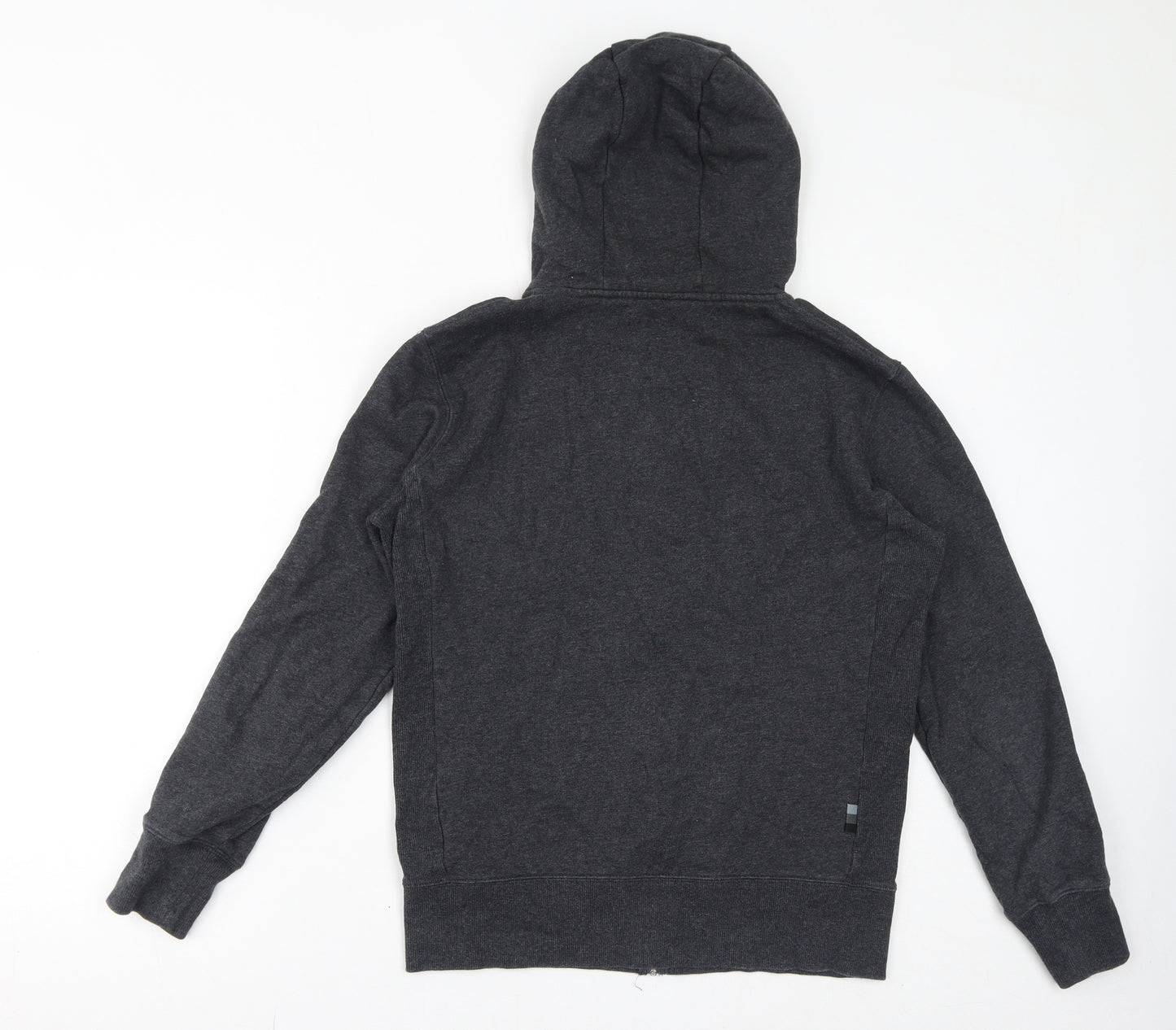 Rapha Womens Grey Cotton Full Zip Hoodie Size S Zip