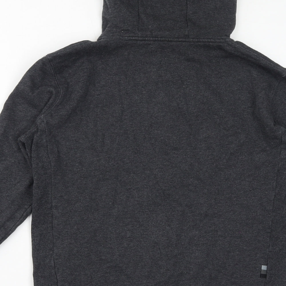 Rapha Womens Grey Cotton Full Zip Hoodie Size S Zip