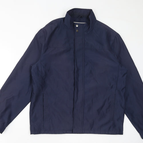 Hutson Harbour Womens Blue Jacket Size L Zip