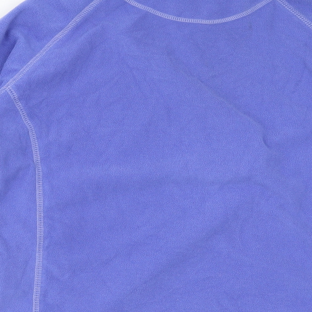 Mountain Warehouse Womens Blue Polyester Pullover Sweatshirt Size 10 Pullover