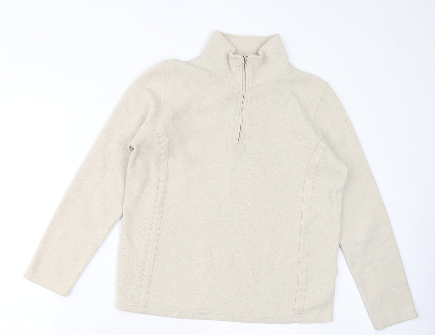 TIGI Womens Ivory Polyester Pullover Sweatshirt Size 10 Pullover - Size 10-12