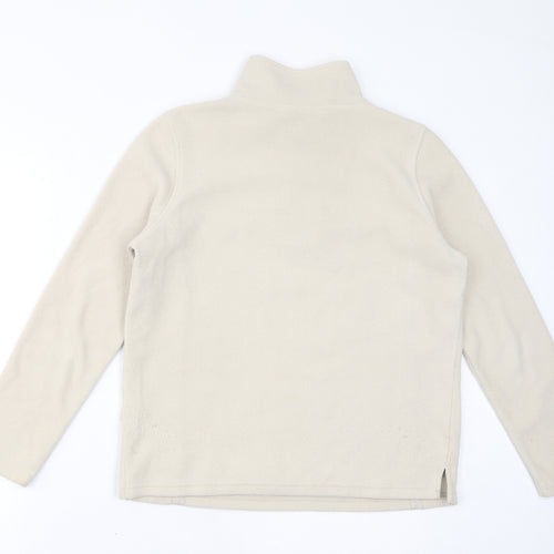 TIGI Womens Ivory Polyester Pullover Sweatshirt Size 10 Pullover - Size 10-12