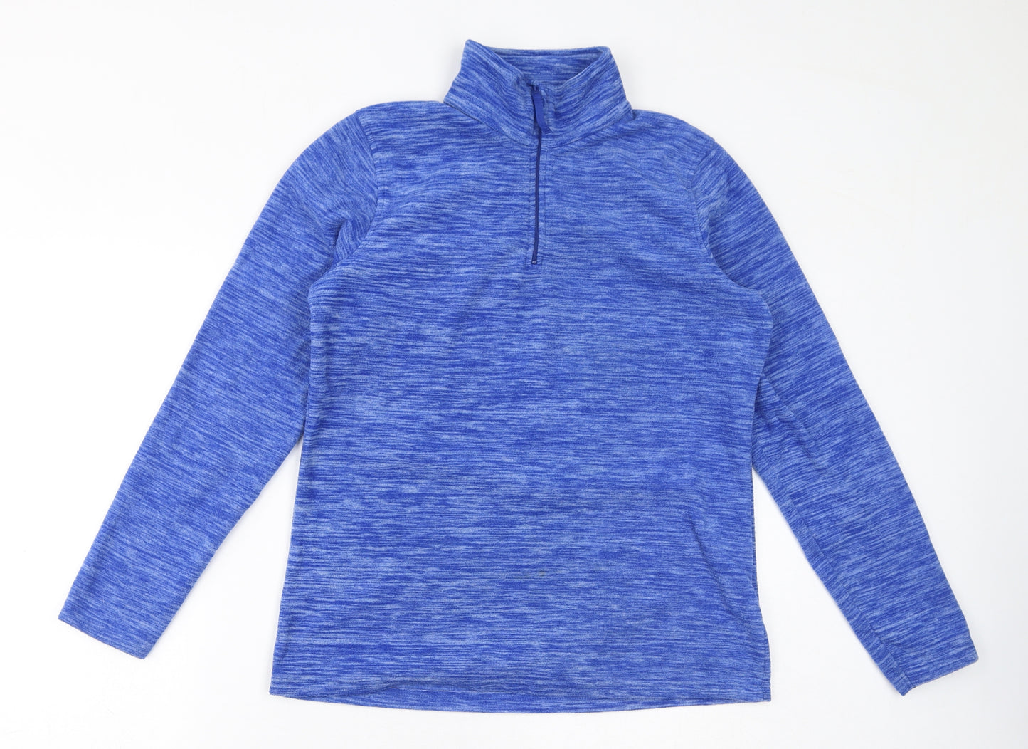 Mountain Warehouse Womens Blue Polyester Pullover Sweatshirt Size 14 Pullover