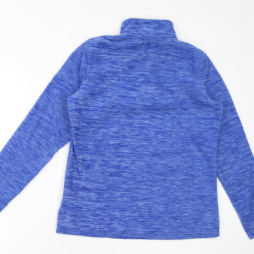Mountain Warehouse Womens Blue Polyester Pullover Sweatshirt Size 14 Pullover