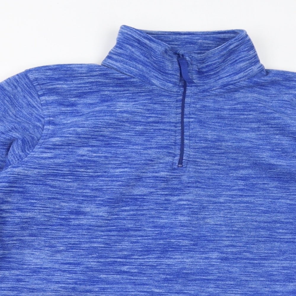 Mountain Warehouse Womens Blue Polyester Pullover Sweatshirt Size 14 Pullover