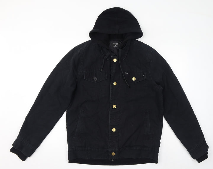 Hurley Mens Black Jacket Size S Zip