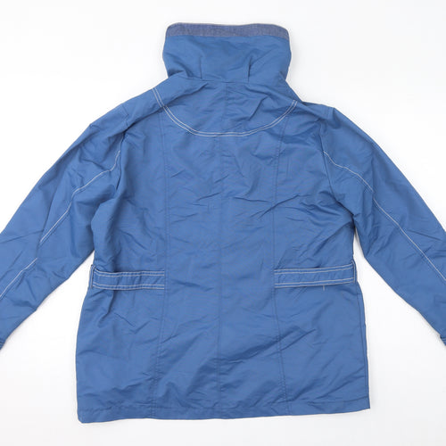 PACO Womens Blue Jacket Size L Zip
