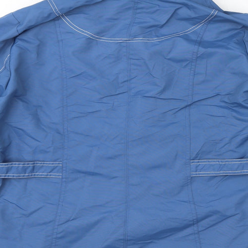 PACO Womens Blue Jacket Size L Zip