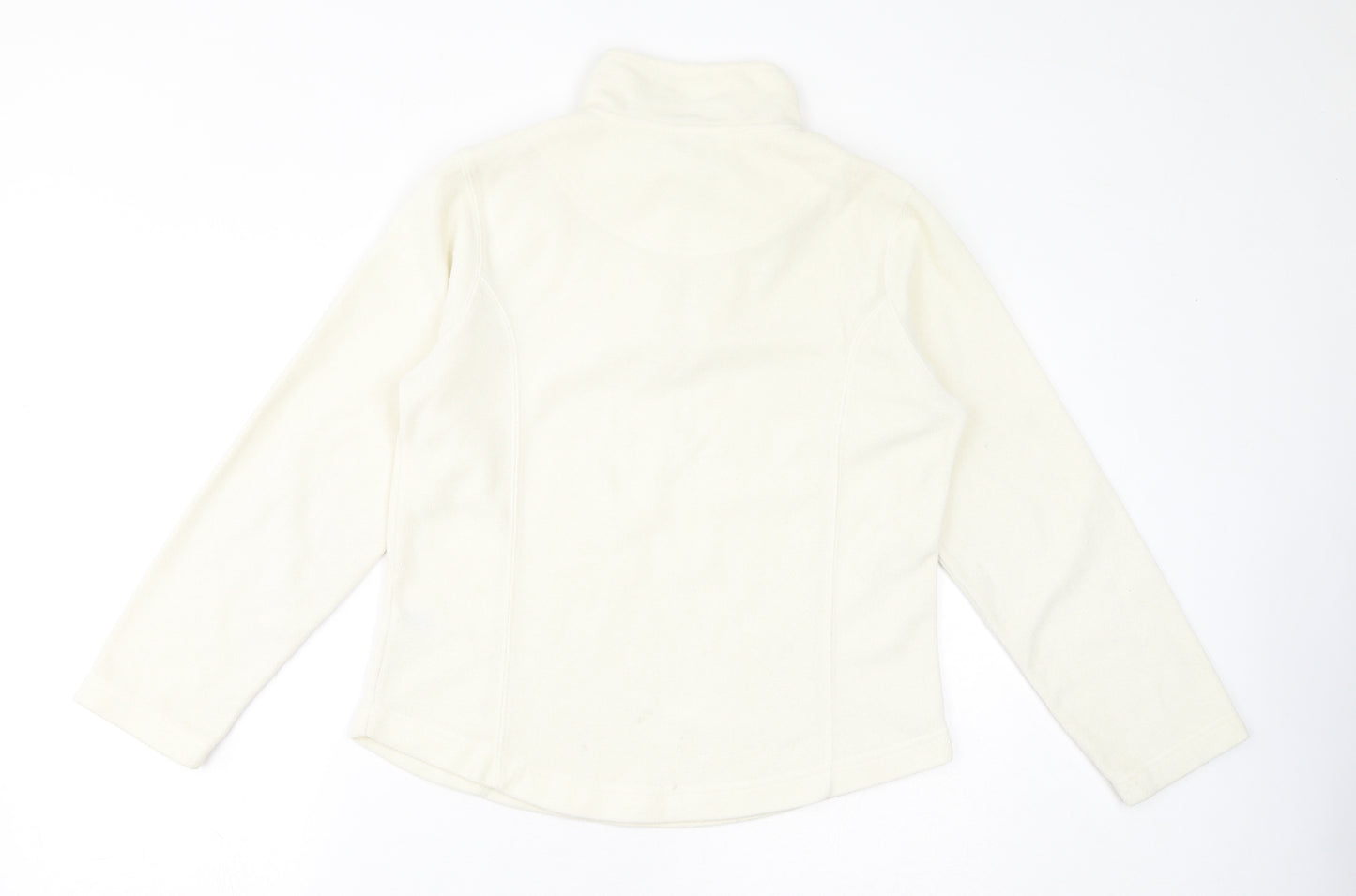 Active Womens Ivory Polyester Pullover Sweatshirt Size 10 Pullover - Size 10-12