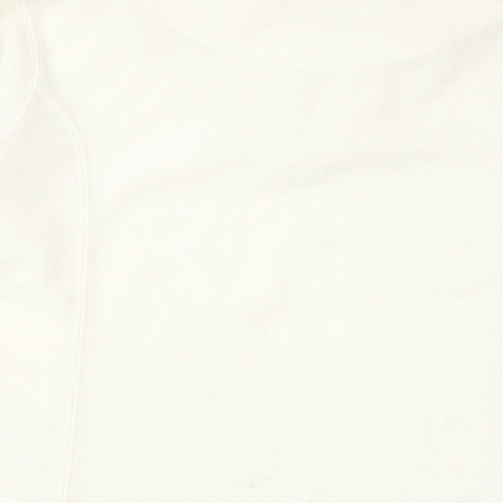 Active Womens Ivory Polyester Pullover Sweatshirt Size 10 Pullover - Size 10-12