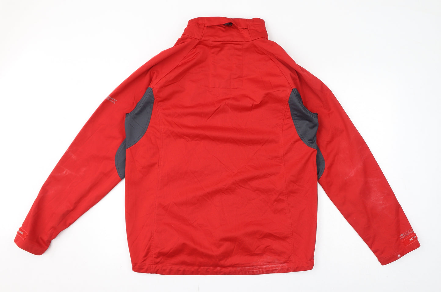 Regatta Womens Red Rain Coat Coat Size L Zip