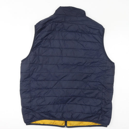 Fat Moose Womens Blue Gilet Jacket Size L Zip
