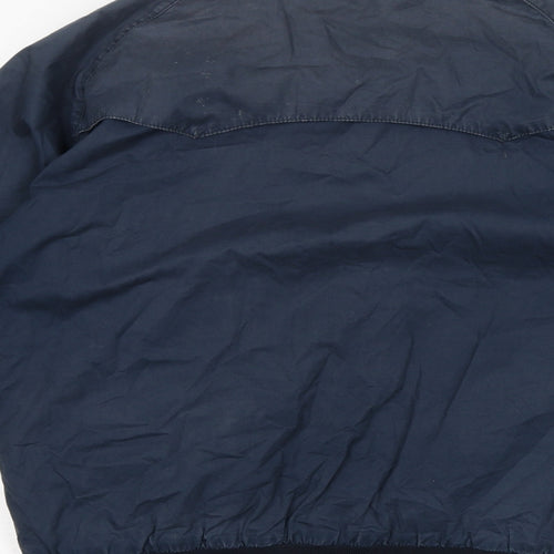 Ben Sherman Womens Blue Bomber Jacket Jacket Size L Zip