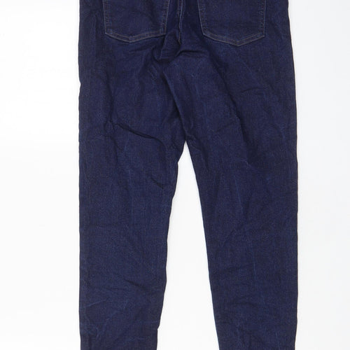 Marks and Spencer Womens Blue Cotton Jegging Jeans Size 8 L27 in Regular