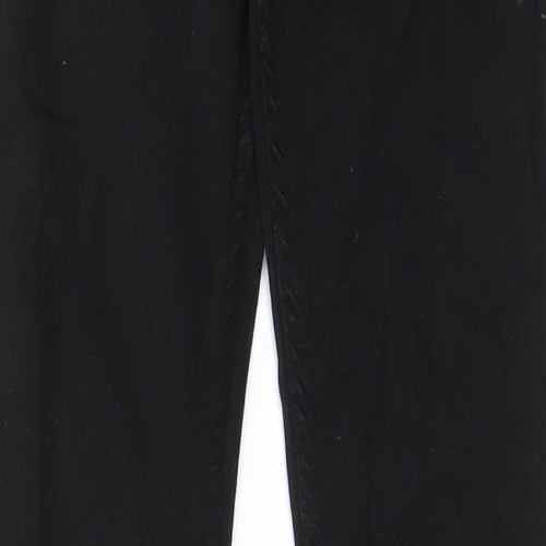 COLLUSION Womens Black Cotton Skinny Jeans Size 26 in L32 in Regular Zip - Pockets
