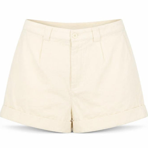 Nasty Gal Womens Beige Polyester Basic Shorts Size 6 L4 in Regular Zip - Pockets