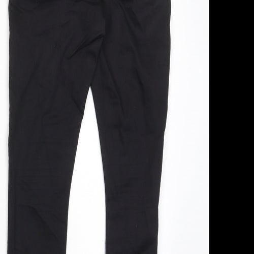 Topshop Womens Black Cotton Skinny Jeans Size 28 in L30 in Regular Zip - Pockets