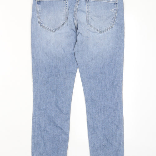 Hidden Jeans Womens Blue Cotton Skinny Jeans Size 28 in L25 in Regular Zip - Pockets