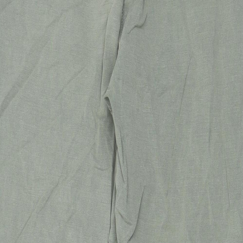 White Stuff Womens Green Cotton Straight Jeans Size 14 L29 in Regular Zip - Pockets