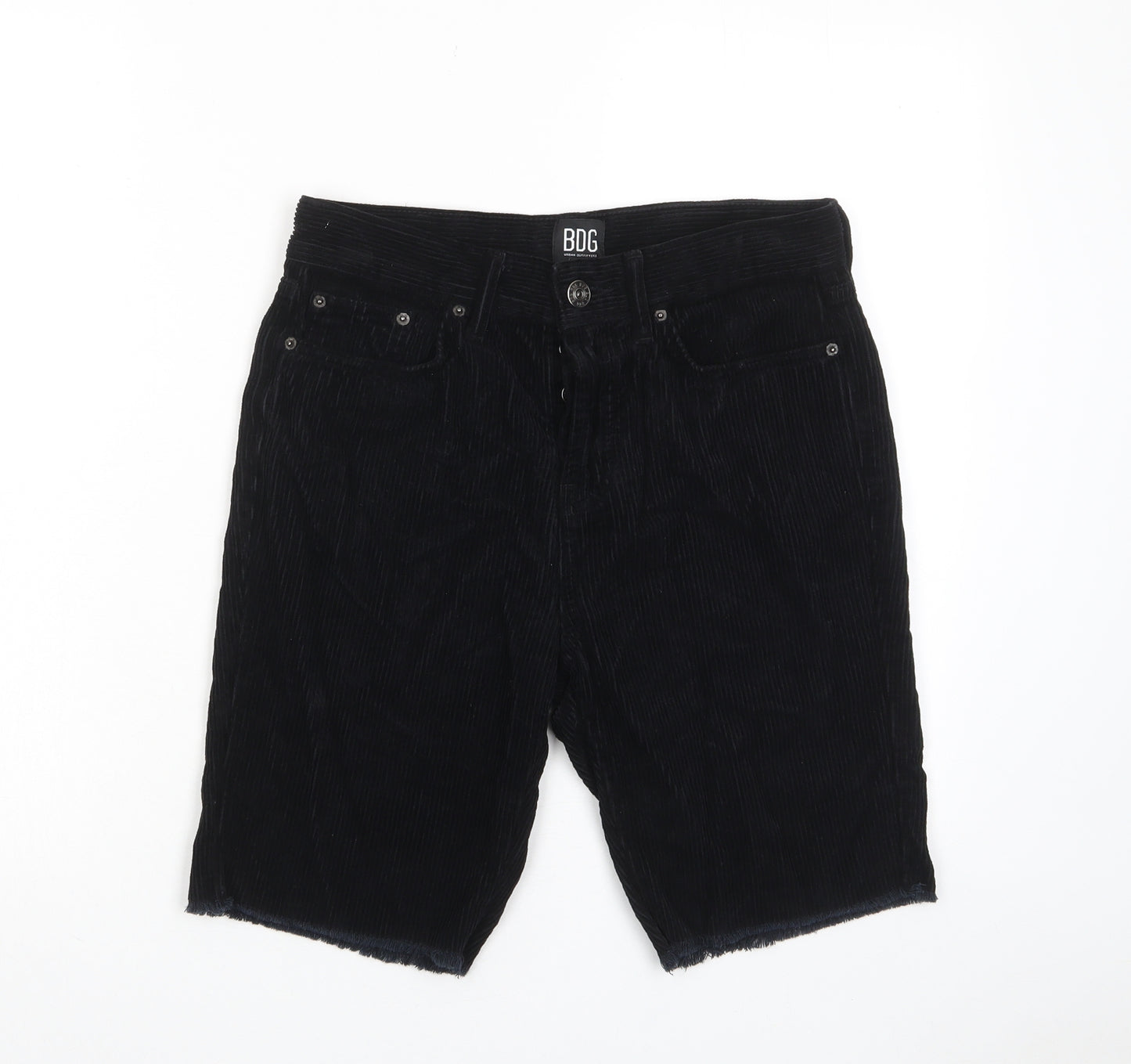 BDG Womens Blue Cotton Bermuda Shorts Size 28 in L9 in Regular Zip - Pockets
