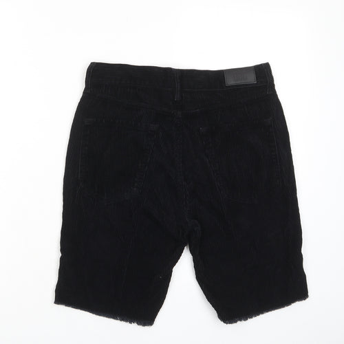 BDG Womens Blue Cotton Bermuda Shorts Size 28 in L9 in Regular Zip - Pockets