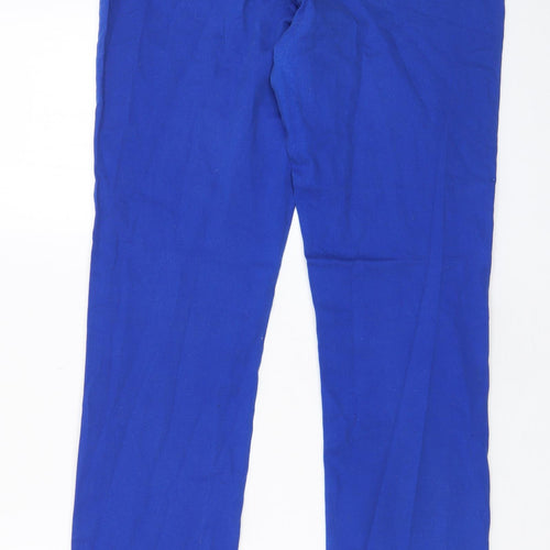 Emerson Womens Blue Cotton Straight Jeans Size 12 L29 in Regular Zip - Pockets