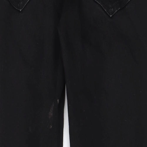 Asylum Womens Black Cotton Skinny Jeans Size 30 in L27 in Regular Zip - Pockets