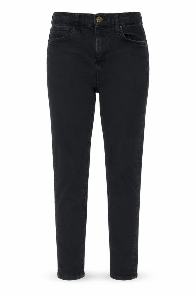 Topshop Womens Black Cotton Skinny Jeans Size 26 in L30 in Regular Zip - Pockets