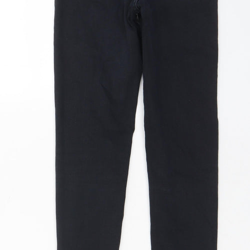 Topshop Womens Black Cotton Skinny Jeans Size 26 in L30 in Regular Zip - Pockets