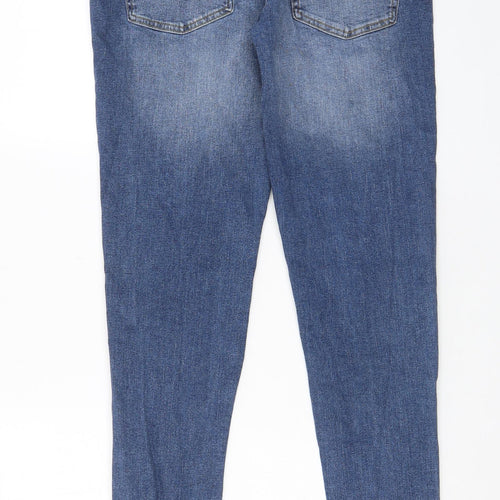 ADPT Mens Blue Cotton Skinny Jeans Size 33 in L34 in Regular Zip - Pockets