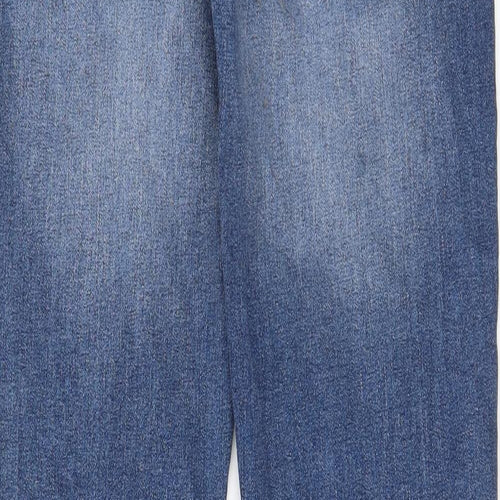 ADPT Mens Blue Cotton Skinny Jeans Size 33 in L34 in Regular Zip - Pockets