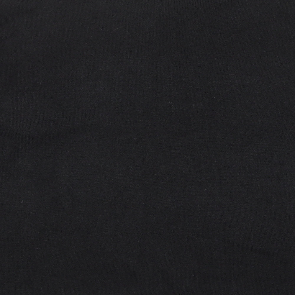 NEXT Mens Black Crew Neck Acrylic Pullover Jumper Size L Long Sleeve