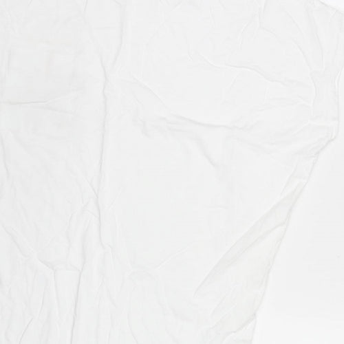 Uniqlo Womens White Cotton Basic T-Shirt Size XS Round Neck - Disney Lion King