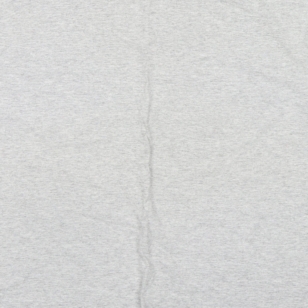 Jordan Mens Grey Cotton T-Shirt Size M Round Neck - Bee