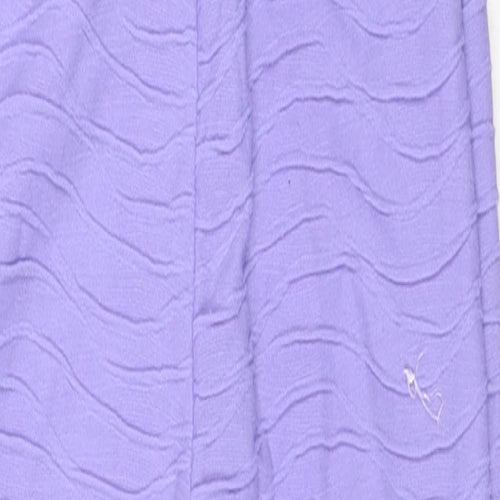 PRETTYLITTLETHING Womens Purple Polyester Jumpsuit One-Piece Size 6 L28 in Pullover - Cut Out Detail