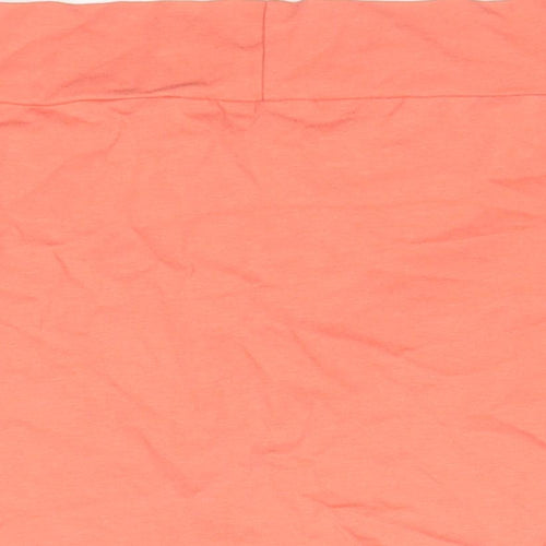 ASOS Womens Orange Cotton Cropped Tank Size 8 Off the Shoulder
