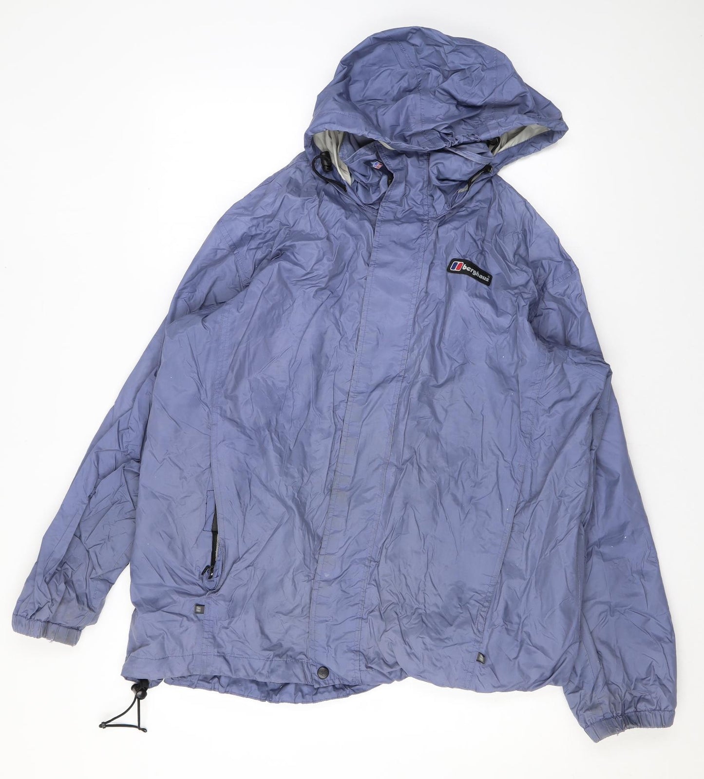 Berghaus Womens Blue Rain Coat Jacket Size 16 Zip