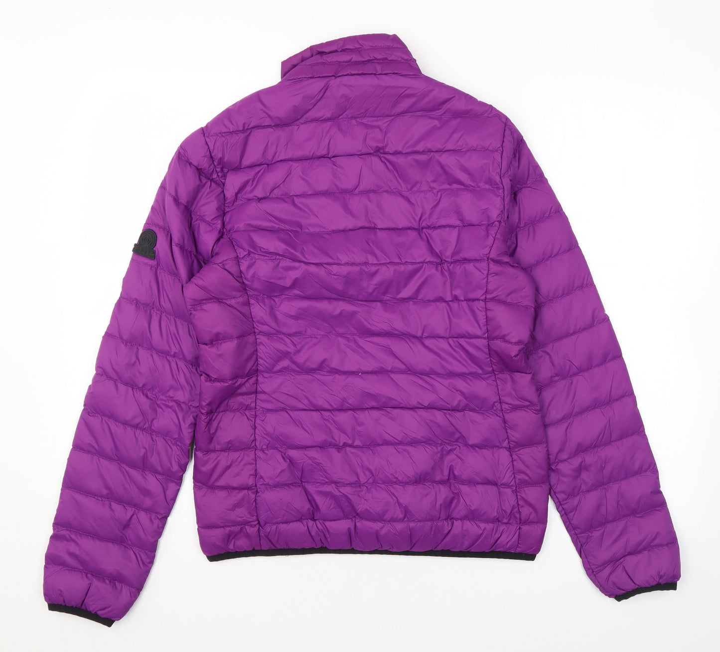 TOG24 Womens Purple Puffer Jacket Coat Size 10 Zip