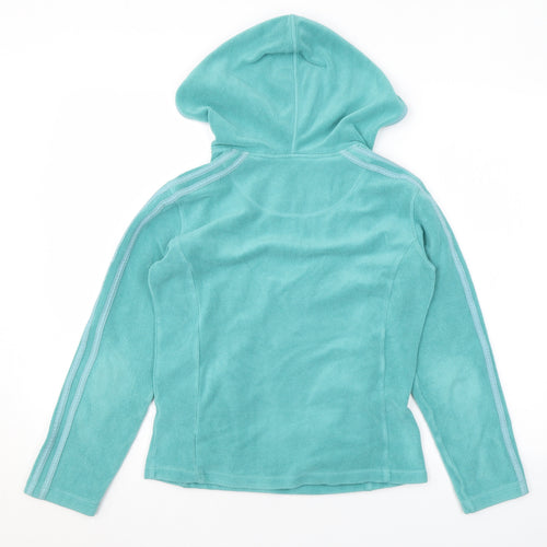 Marks and Spencer Womens Blue Polyester Pullover Hoodie Size 8 Pullover