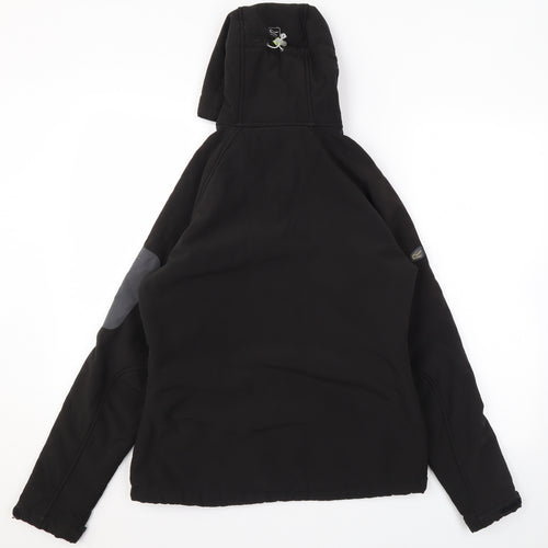 Regatta Womens Black Rain Coat Coat Size 12 Zip
